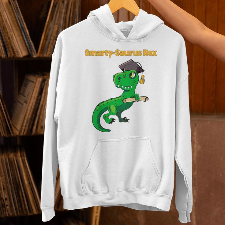 Kids Cute Graduation Dinosaur Smarty Saurus Kinder VPK Pre-k Grad Unisex Hoodie