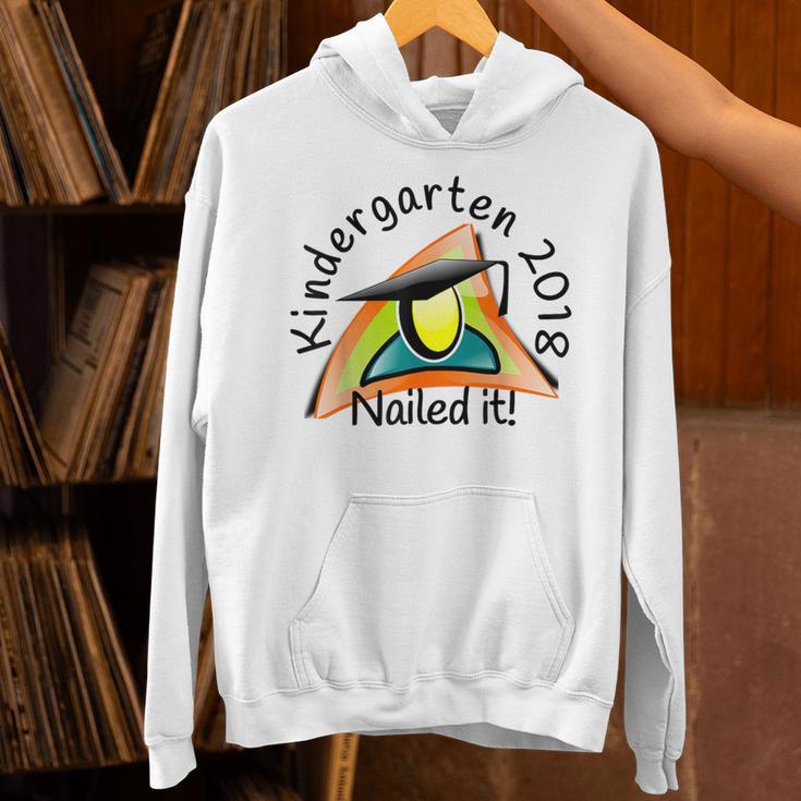 Kids Kindergarten 2018 Nailed It Graduation Unisex Hoodie