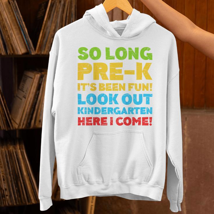 Kids So Long PRE-K It's Been Fun Shirt Boy Girl Graduation Unisex Hoodie