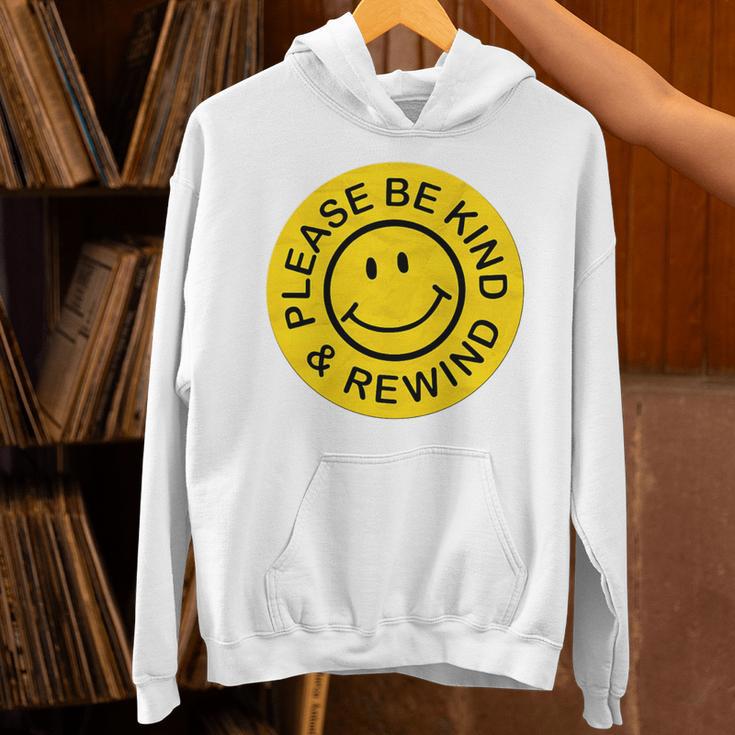 Be Kind Rewind Shirt Retro Nostalgia Sticker 80s 90s Tee Premium Tri-Blend Unisex Hoodie
