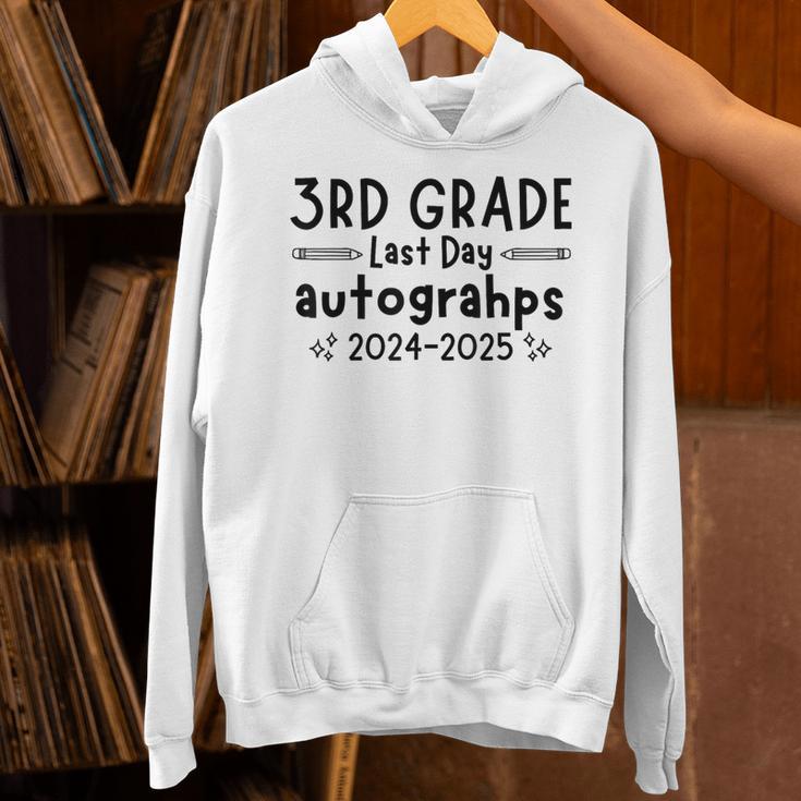 Last Day Of School 3rd Third Grade Sign My Shirt Graduation Unisex Hoodie