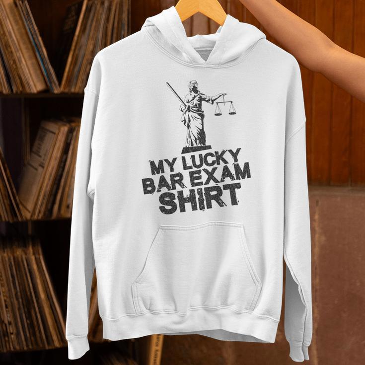 Law School Graduation My Lucky Bar Exam Shirt Lawyer Unisex Hoodie