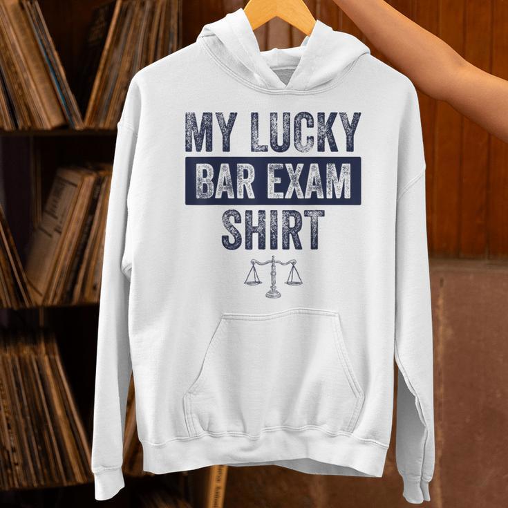 Law School Graduation Him Her Lucky Bar Exam Unisex Hoodie