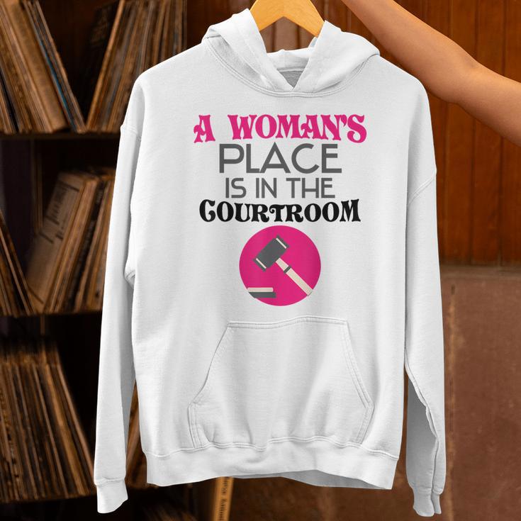 Lawyer Attorney Law School Graduation Female Women Unisex Hoodie