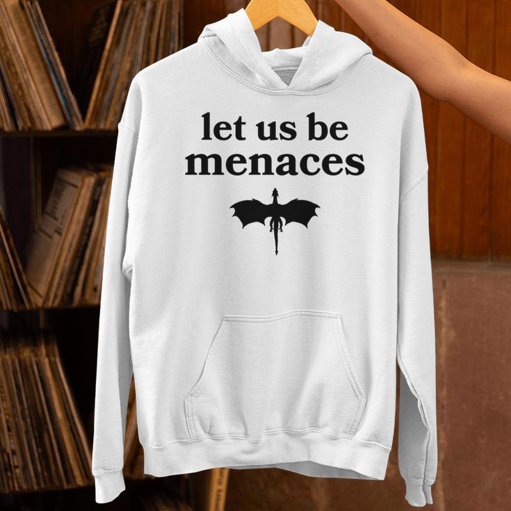 Let Us Be Menaces Dragon Book Lover Unisex Hoodie