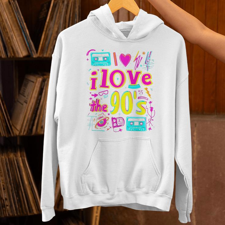 I Love The 90'S 90s Nostalgia Premium Tri-Blend Unisex Hoodie