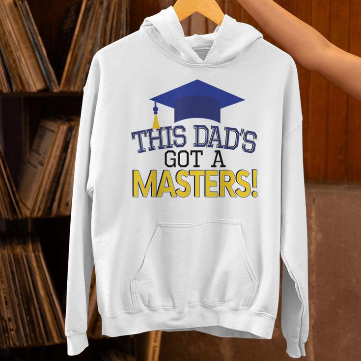 Masters Degree Proud Dad Graduation Shirt MBA Social Work Unisex Hoodie