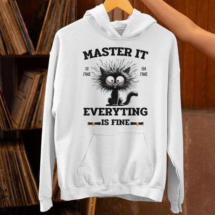 Masters Mastered It Graduate Master Degree Graduation Unisex Hoodie