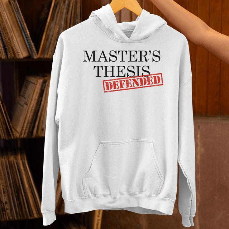 Master's Thesis Defense Tshirt Masters Graduation Shirt Unisex Hoodie