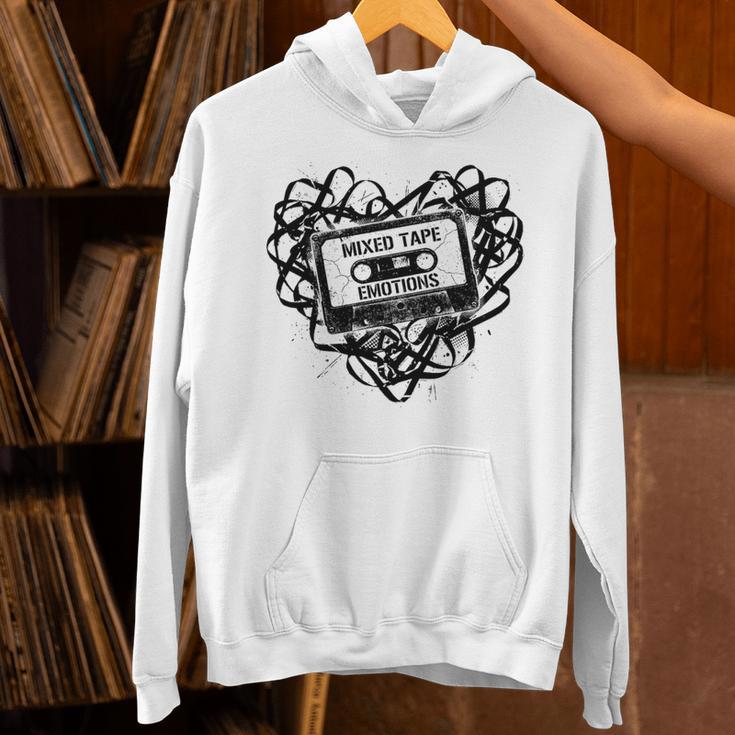 Mixed Tape Emotions Music Lover Nostalgia Quote Premium Tri-Blend Unisex Hoodie Mixed Tape Emotions Music Lover Nostalgia Quote Premium Tri-Blend Unisex Hoodie