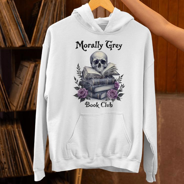 Morally Grey Book Club Gothic Vintage Style Unisex Hoodie Morally Grey Book Club Gothic Vintage Style Unisex Hoodie