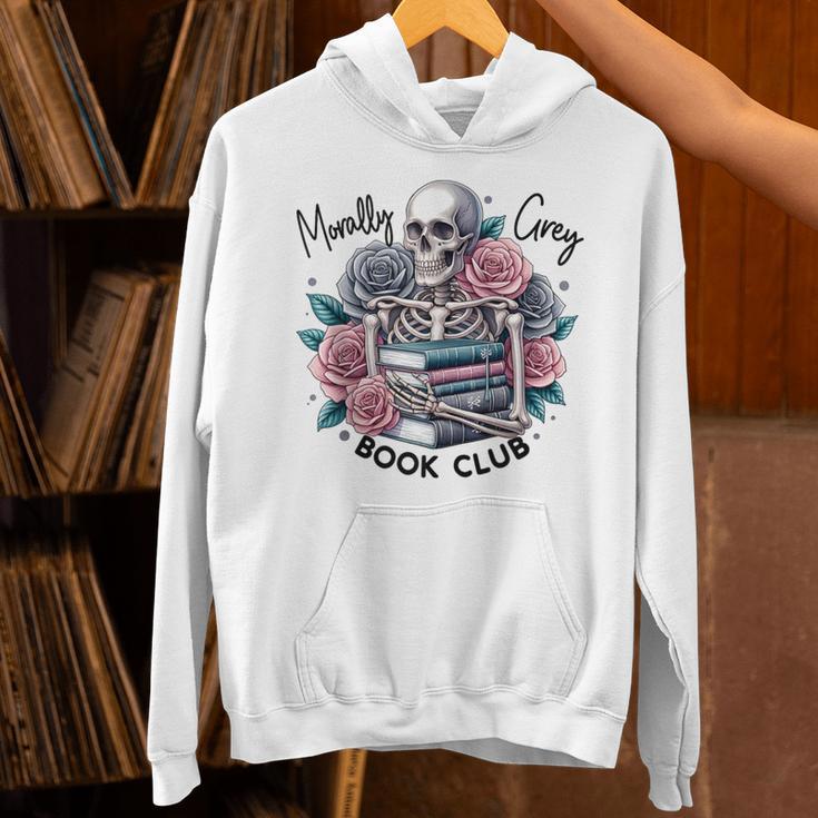 Morally Grey Skeleton Reading Smut Smutty Spicy Books Lover Unisex Hoodie Morally Grey Skeleton Reading Smut Smutty Spicy Books Lover Unisex Hoodie