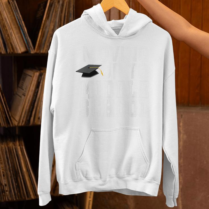 Moving Up To Middle School Elementary School Graduation Unisex Hoodie
