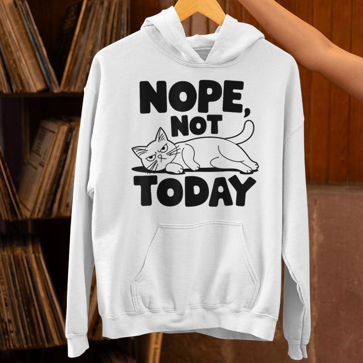 Nope Not Today Antisocial Introvert Cat Lover Men Women Kids Unisex Hoodie Nope Not Today Antisocial Introvert Cat Lover Men Women Kids Unisex Hoodie