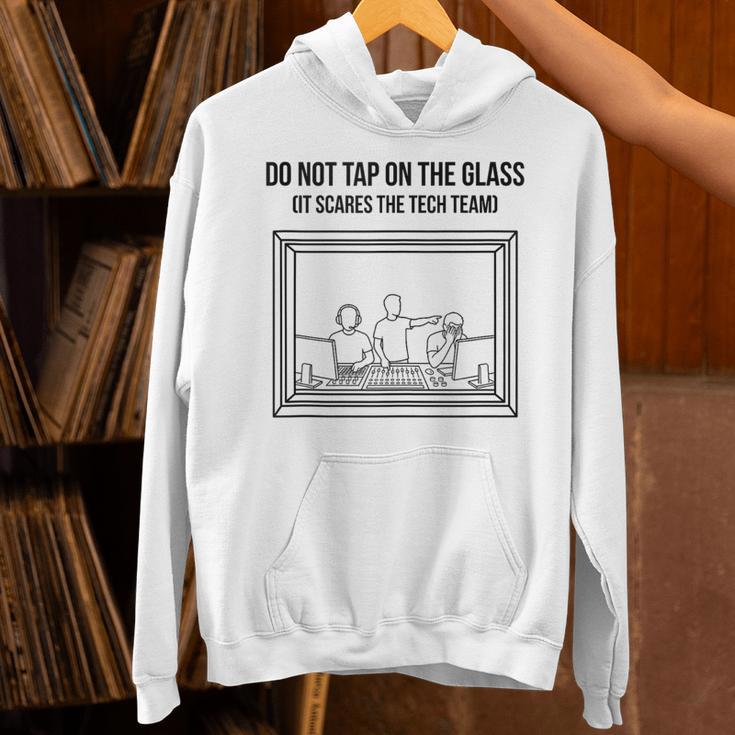 Do Not Tap On The Glass Sound Booth Introvert Unisex Hoodie Do Not Tap On The Glass Sound Booth Introvert Unisex Hoodie