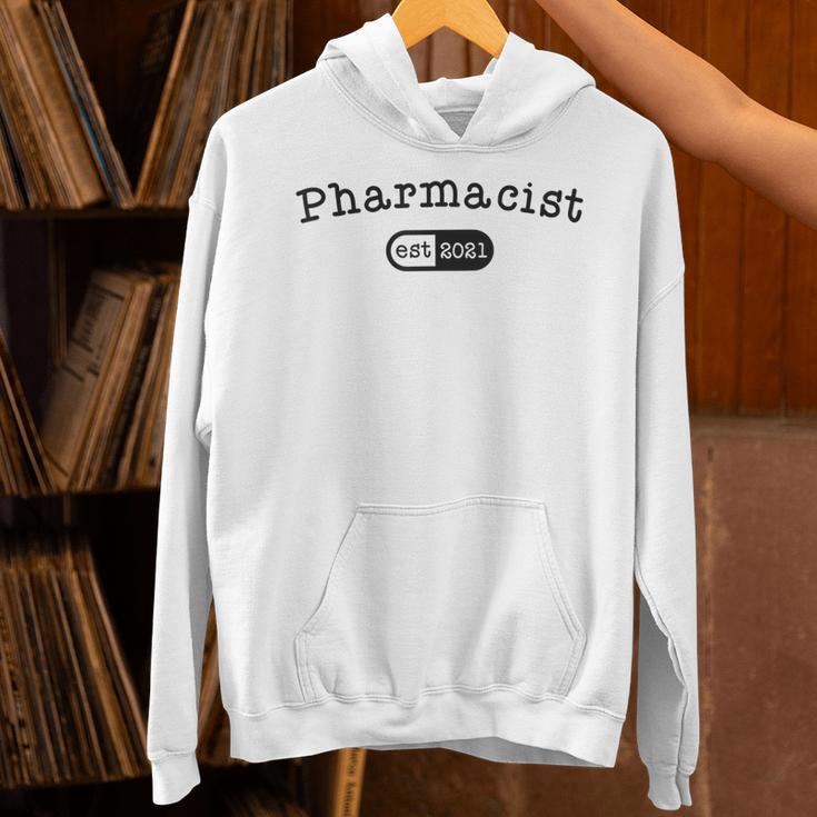 Pharmacy Student TShirt Pharmacist Graduation Est 2021 Unisex Hoodie