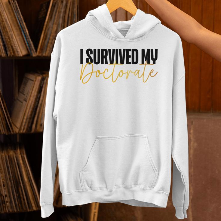 Phd Graduation Doctorate Degree Dissertation Masteral Grad Unisex Hoodie
