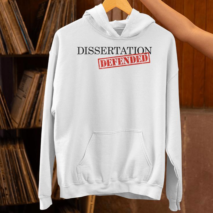 PhD Thesis Defense Graphic Doctoral Graduation Unisex Hoodie