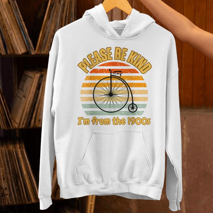 Please Be Kind I'm From The 1900s Penny Farthing Unisex Hoodie