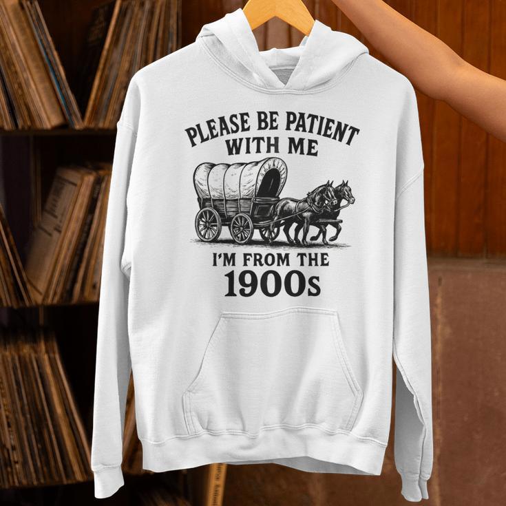 Please Be Patient With Me I'm From The 1900s Boomer Premium Tri-Blend Unisex Hoodie