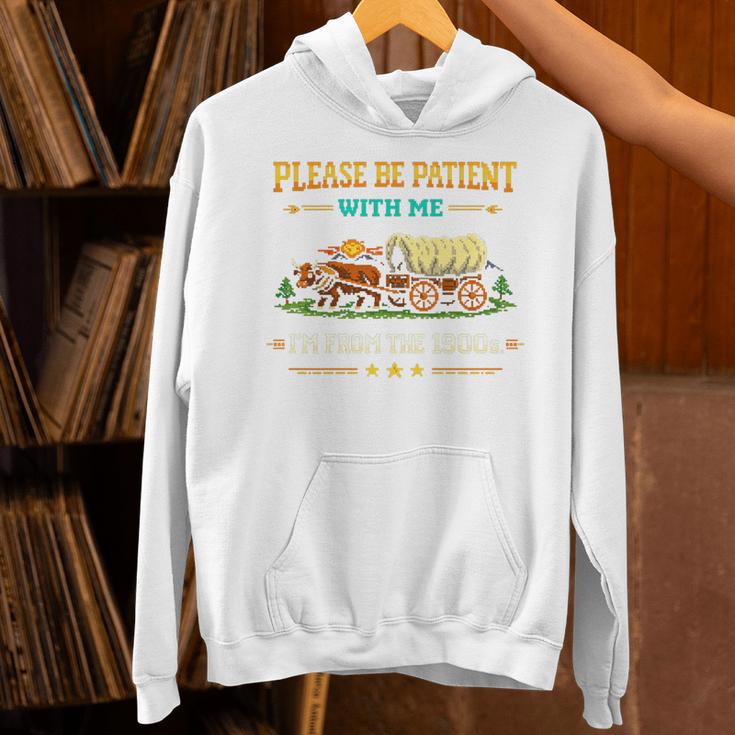 Please Be Patient With Me I'm From The 1900s Classic Game Premium Tri-Blend Unisex Hoodie