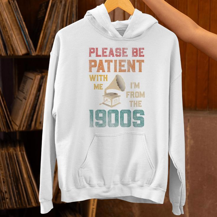 Please Be Patient With Me I'm From The 1900s Cool Gramophone Premium Unisex Hoodie Please Be Patient With Me I'm From The 1900s Cool Gramophone Premium Unisex Hoodie
