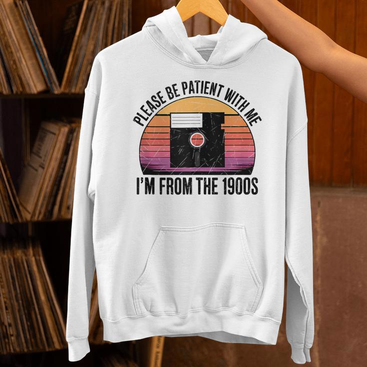 Please Be Patient With Me I'm From The 1900s Floppy Disk Unisex Hoodie