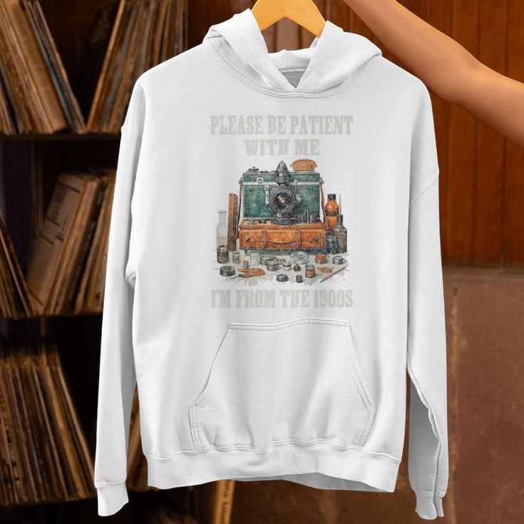 Please Be Patient With Me I'm From The 1900s Photographer Premium Unisex Hoodie Please Be Patient With Me I'm From The 1900s Photographer Premium Unisex Hoodie