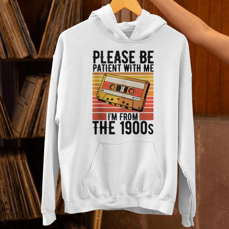 Please Be Patient With Me I'm From The 1900s Retro Birthday Unisex Hoodie