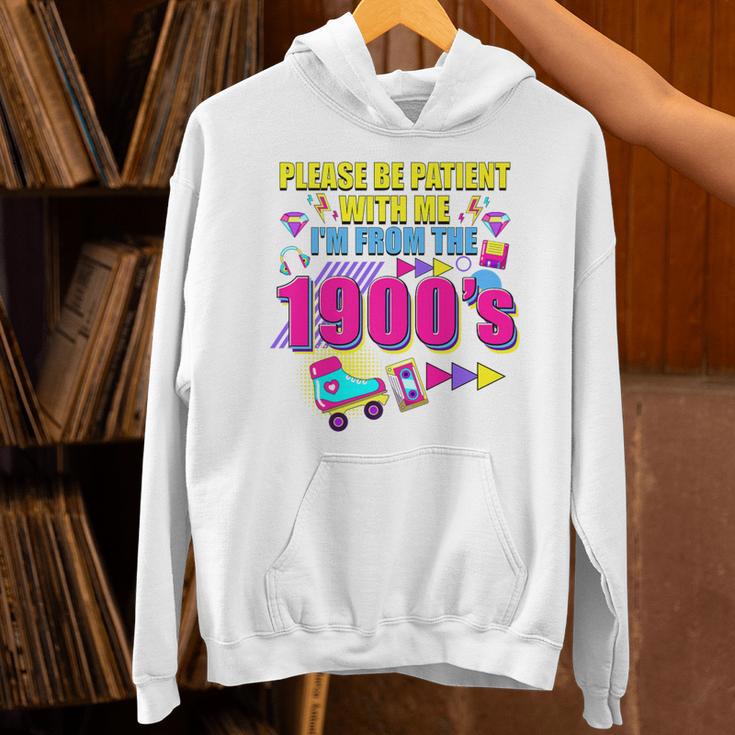 Please Be Patient With Me I'm From The 1900s Retro Vibes Premium Unisex Hoodie