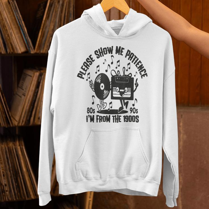Please Show Me Patience I'm From The 1900s Vintage CASSETTE Unisex Hoodie