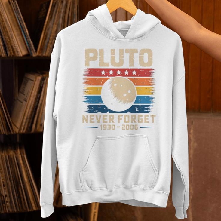 Pluto Never Forget Space Nostalgia Astronomy Humor Unisex Hoodie Pluto Never Forget Space Nostalgia Astronomy Humor Unisex Hoodie