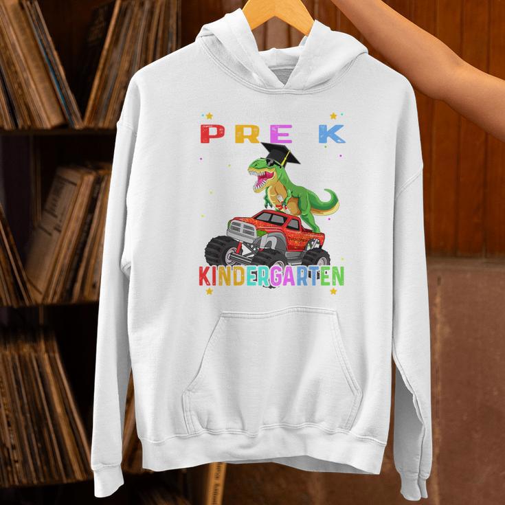 Pre k Graduation 2025 Pre-k Kindergarten Graduate Dinosaur Premium Tri-Blend Unisex Hoodie