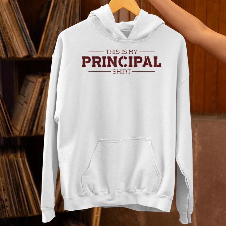 This Is My Principal Shirt Graduation T-Shirt Unisex Hoodie