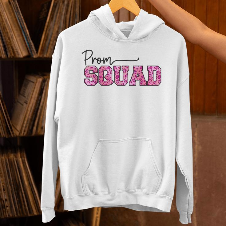 Prom Squad Prom Graduation Class Of 2024 Leopard Matching Unisex Hoodie