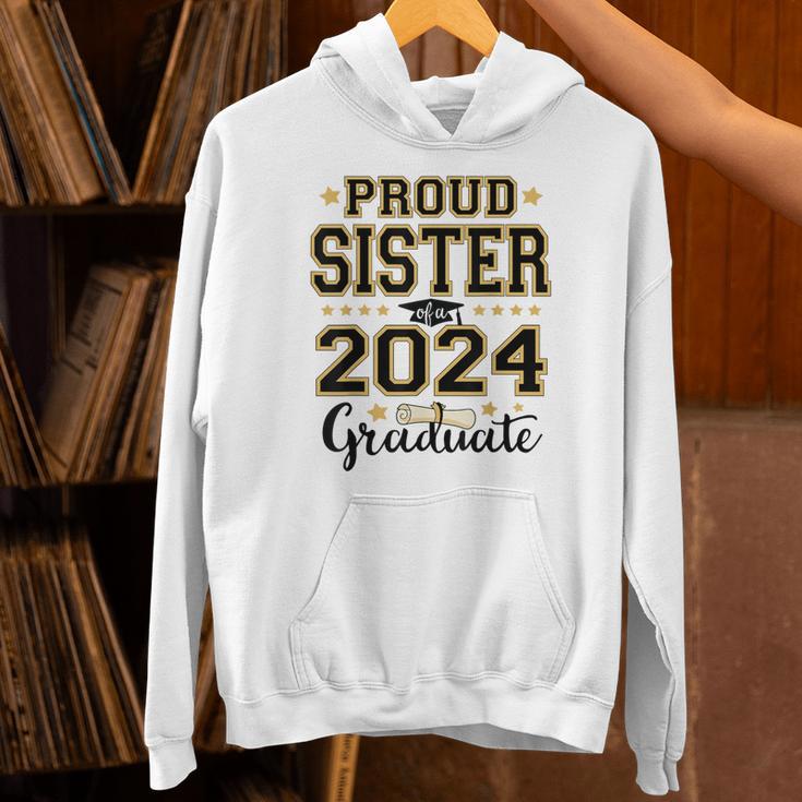 Proud Sister Of A 2024 Graduate Senior Graduation Unisex Hoodie