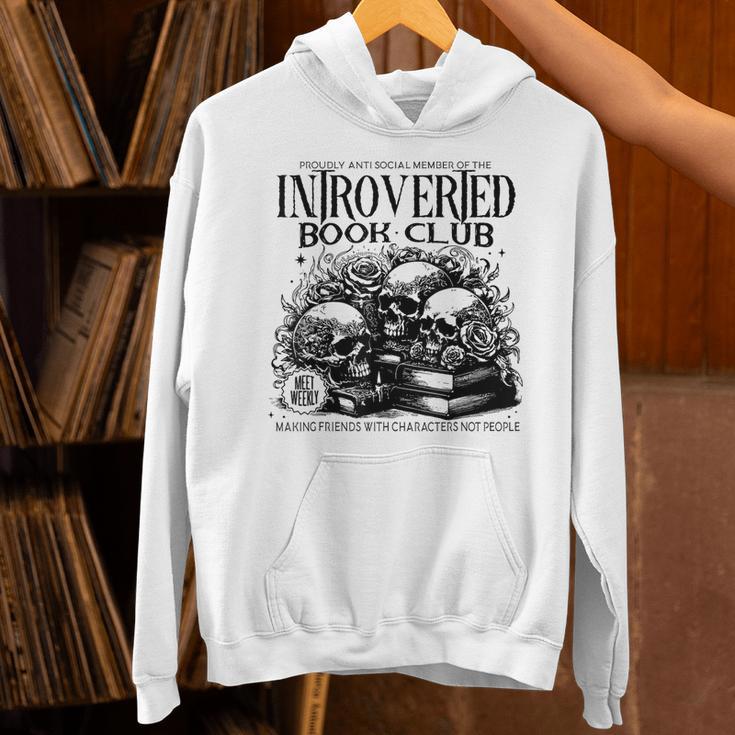 Proudly Anti Social Member Of The Introverted Book Club Unisex Hoodie Proudly Anti Social Member Of The Introverted Book Club Unisex Hoodie