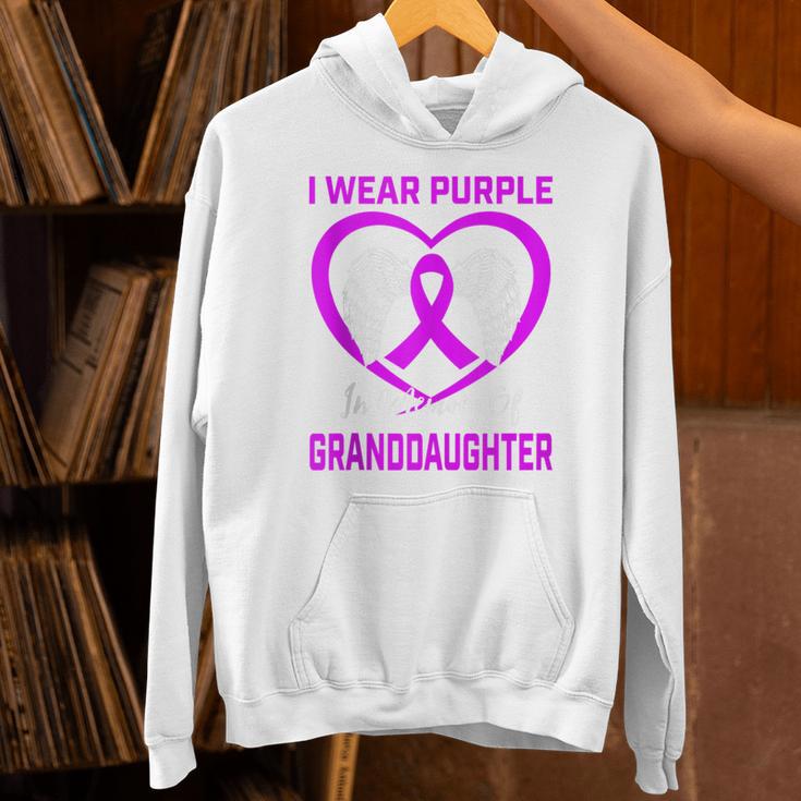 Purple In Memory Of Granddaughter Epilepsy Memorial Graphic Unisex Hoodie