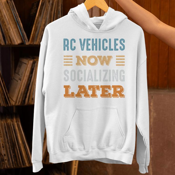RC Vehicles Now Minimal Socializing Introvert Vintage Unisex Hoodie RC Vehicles Now Minimal Socializing Introvert Vintage Unisex Hoodie