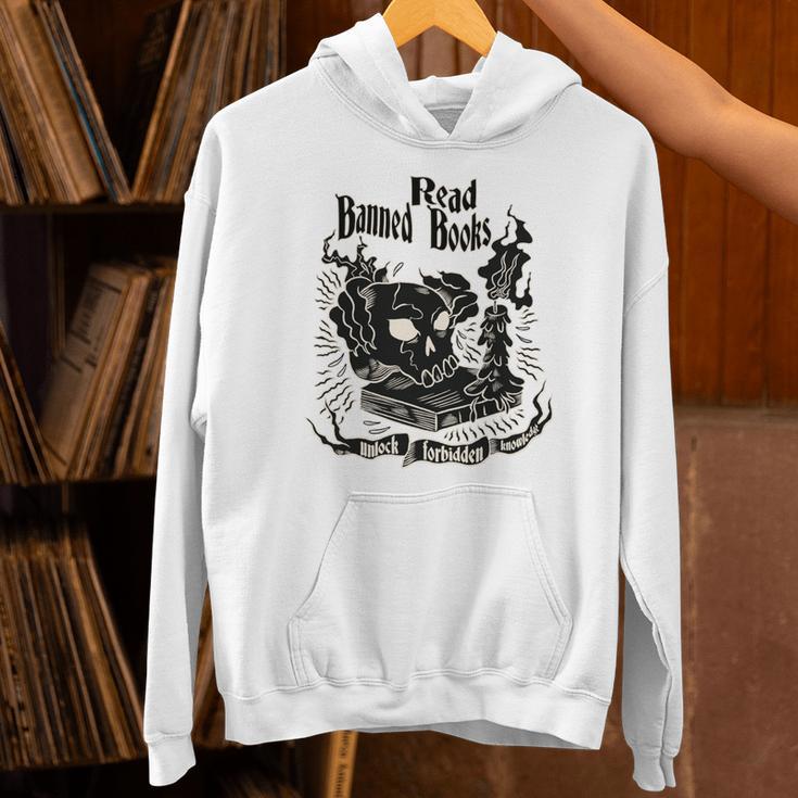 Read Banned Books Unlock Forbidden Knowledge Unisex Hoodie