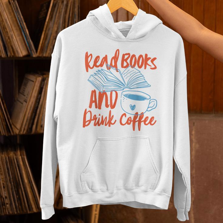 Read Book And Drink Coffee Book Club Reading Unisex Hoodie