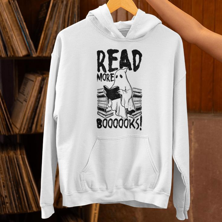 Read More Books Ghost Halloween Reading Teacher Literacy Unisex Hoodie Read More Books Ghost Halloween Reading Teacher Literacy Unisex Hoodie