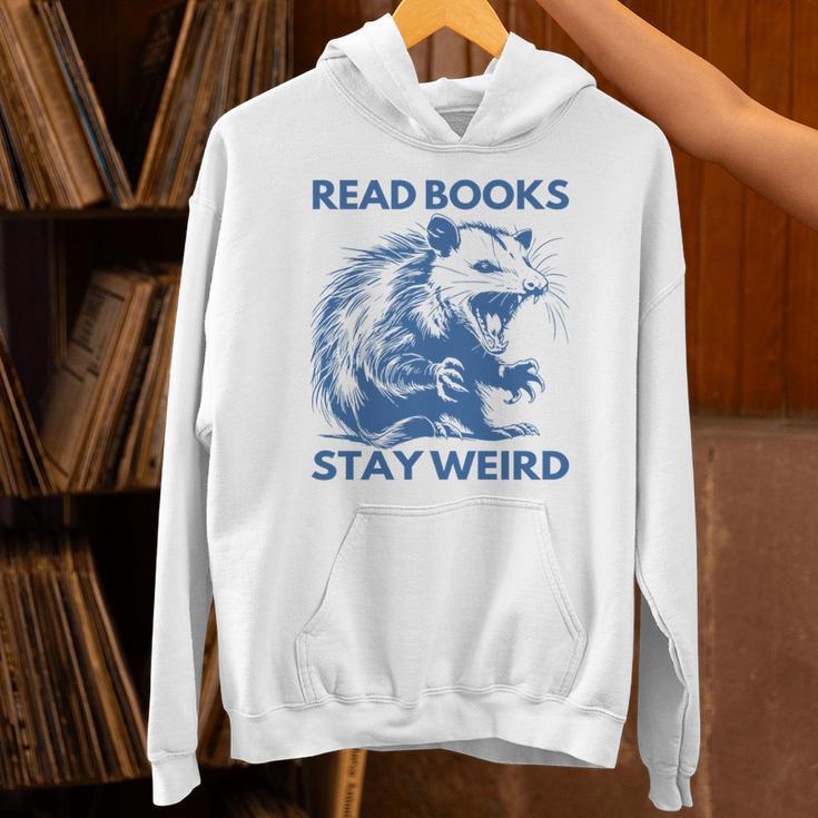 Read Books Stay Weird Unisex Hoodie