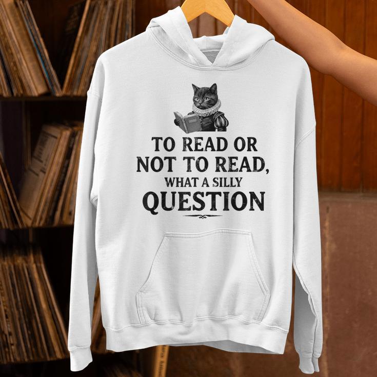 To Read Or Not To Read Book Lover Readers Bookworm Reading Unisex Hoodie To Read Or Not To Read Book Lover Readers Bookworm Reading Unisex Hoodie