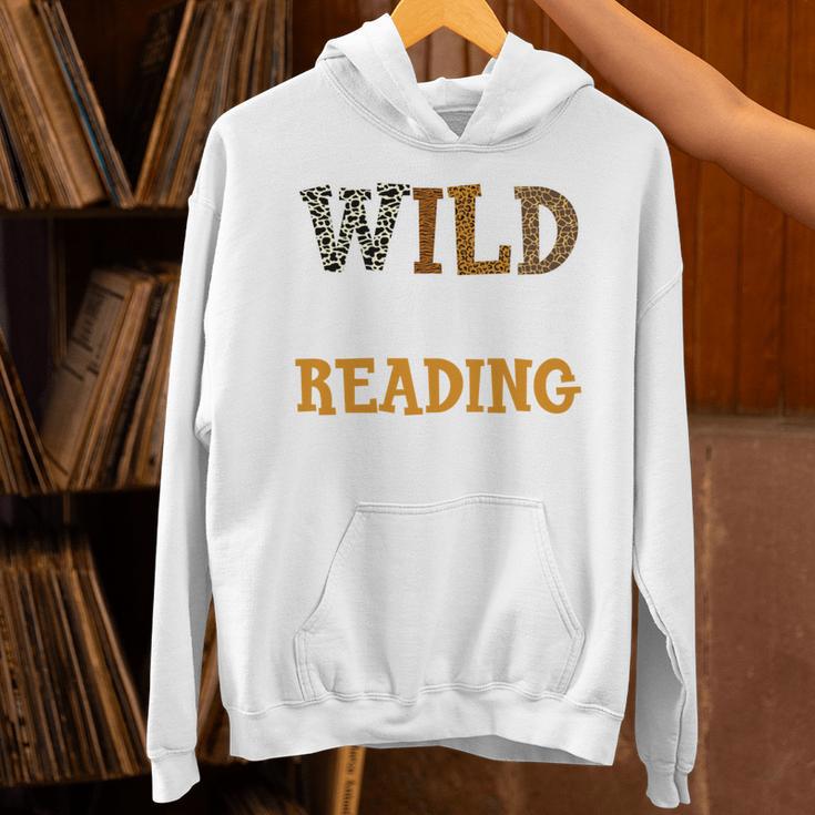 Reading Lover Apparel Wild About Reading Reading Books Unisex Hoodie