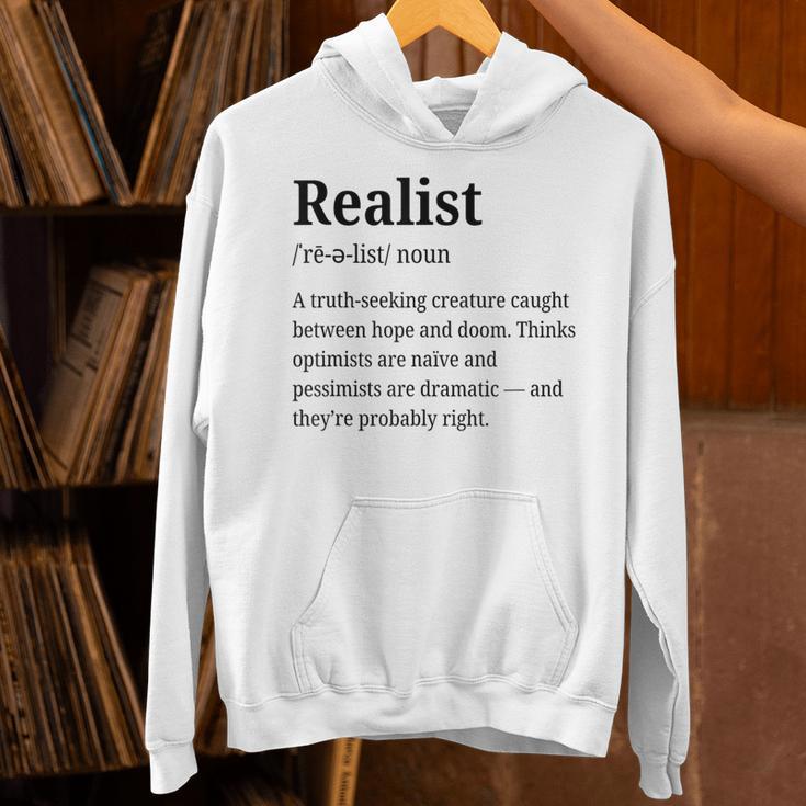 Realist Definition For Introverts Honest Personality Unisex Hoodie Realist Definition For Introverts Honest Personality Unisex Hoodie