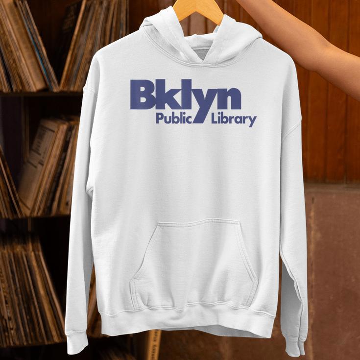 Retro Brooklyn Public Library NY New York Book Lover Unisex Hoodie