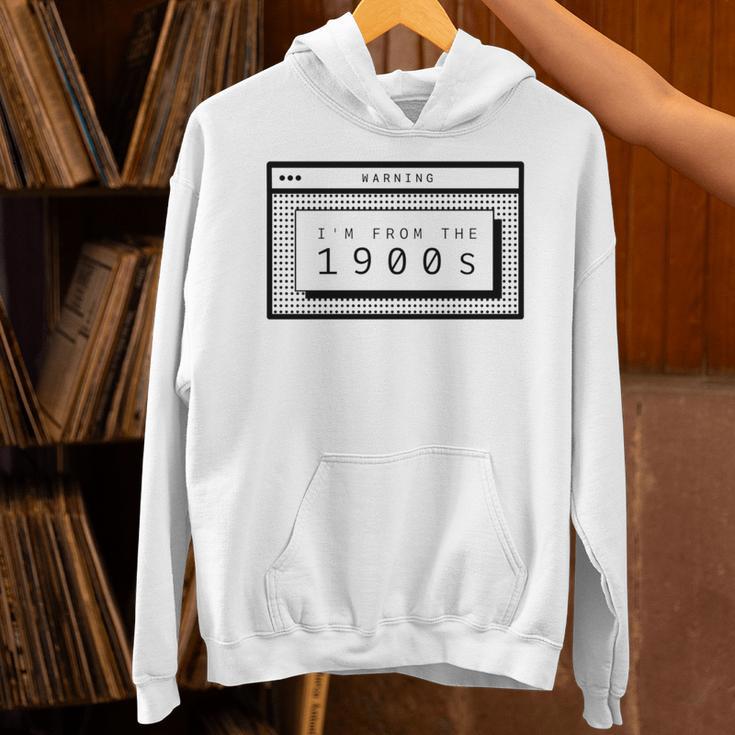 Retro Computer Screen I'm From The 1900s Birthday Unisex Hoodie