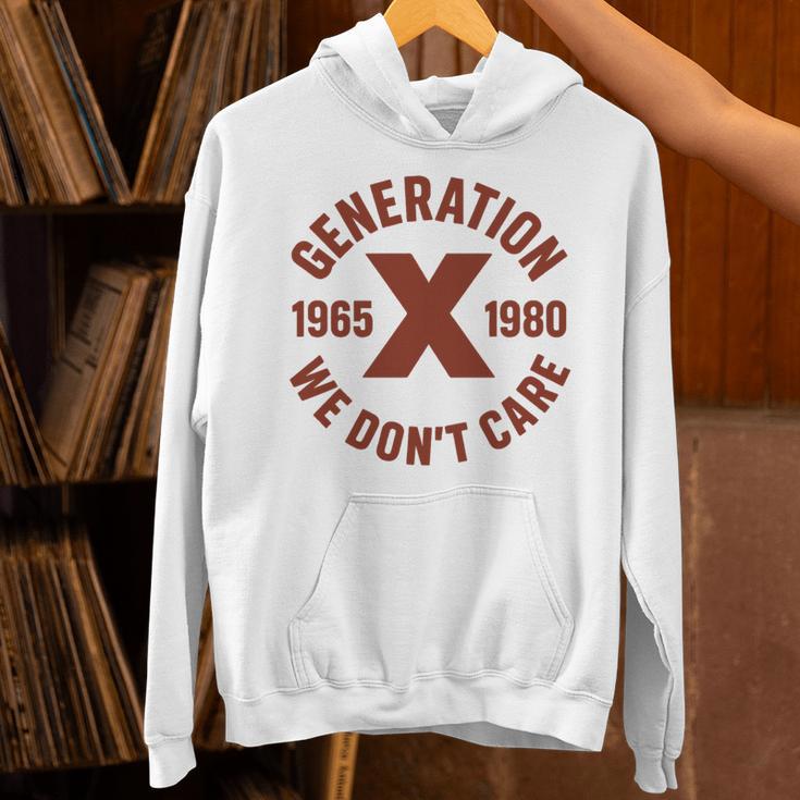 Retro Gen X 1965-1980 Sarcastic Nostalgia Graphic Premium Tri-Blend Unisex Hoodie