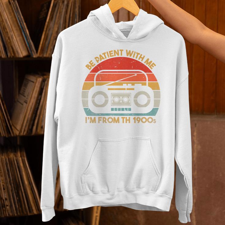 Retro Be Patient With Me I'm From The 1900s Premium Unisex Hoodie